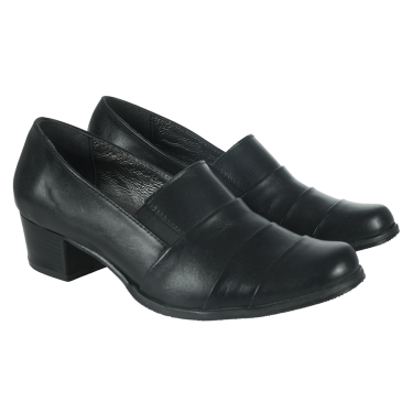 SKÓRZANE PÓŁBUTY DAMSKIE BRĄZ CZARNE