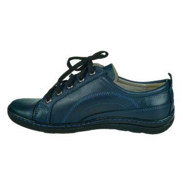 SKÓRZANE PÓŁBUTY DAMSKIE WYSOCKI GRANAT 036