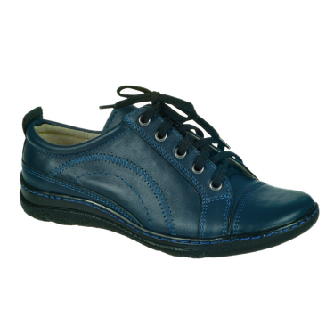 SKÓRZANE PÓŁBUTY DAMSKIE WYSOCKI GRANAT 036