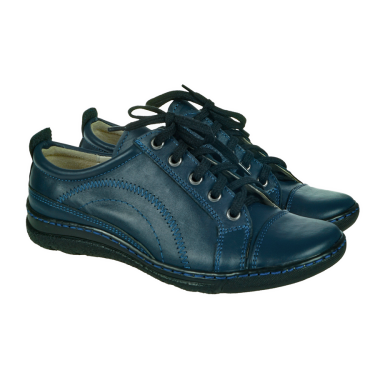 SKÓRZANE PÓŁBUTY DAMSKIE WYSOCKI GRANAT 036