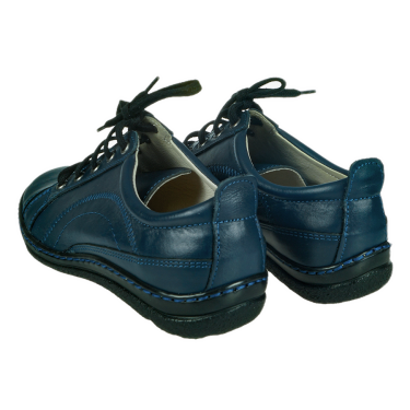 SKÓRZANE PÓŁBUTY DAMSKIE WYSOCKI GRANAT 036