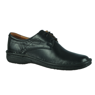 PÓŁBUTY SKÓRZANE DAMSKIE WIELBUT CZARNE