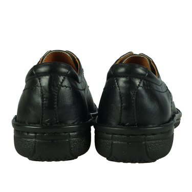 PÓŁBUTY SKÓRZANE DAMSKIE WIELBUT CZARNE