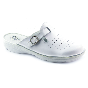 KLAPKI DAMSKIE BIAŁE ZDROWOTNO -MEDYCZNE HELIOS