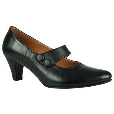 CZÓŁENKA SKÓRZANE DAMSKIE WIELBUT 102 CZARNE