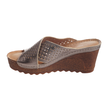 KLAPKI SKÓRZANE DAMSKIE POLLONUS