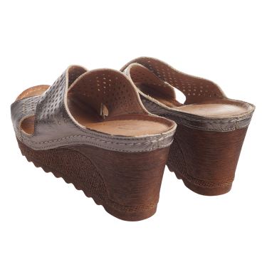 KLAPKI SKÓRZANE DAMSKIE POLLONUS