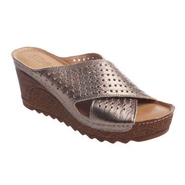 KLAPKI SKÓRZANE DAMSKIE POLLONUS