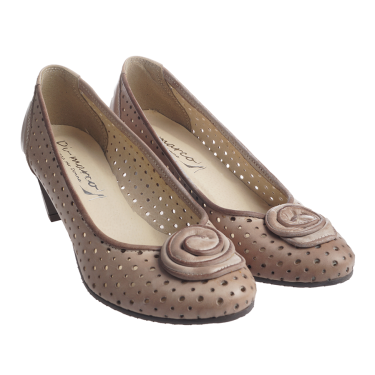 CZÓŁENKA DAMSKIE SKÓRA DI MARCO 1211 BEŻ