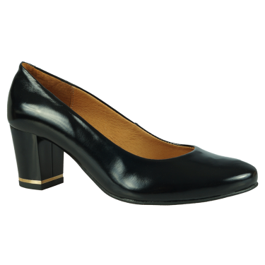 CZARNE CZÓŁENKA DAMSKIE SKÓRA WIELBUT 175