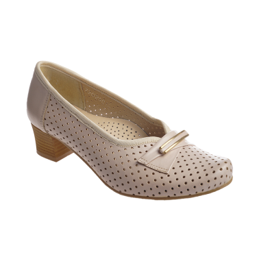 AŻURKOWE CZÓŁENKA DAMSKIE SKÓRA KOSTEX