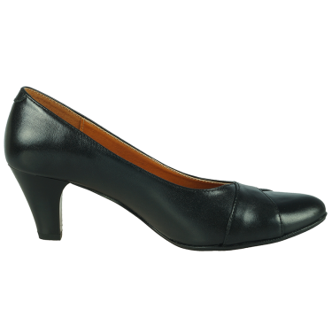 CZÓŁENKA SKÓRZANE DAMSKIE CZARNE WIELBUT 091