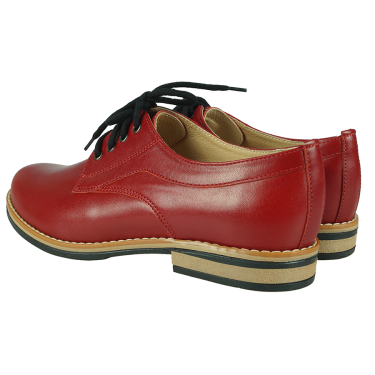 CZERWONE PÓŁBUTY DAMSKIE WIELBUT 010