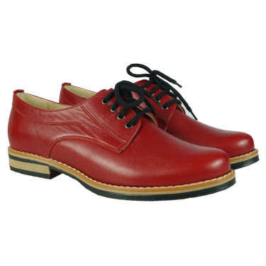 CZERWONE PÓŁBUTY DAMSKIE WIELBUT 010