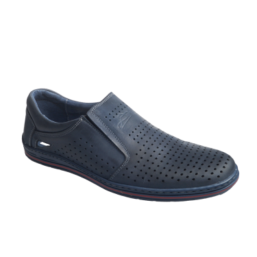 PÓŁBUTY SKÓRZANE MĘSKIE DORIAN 319 L GRANAT