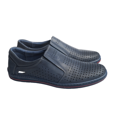 PÓŁBUTY SKÓRZANE MĘSKIE DORIAN 319 L GRANAT