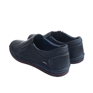 PÓŁBUTY SKÓRZANE MĘSKIE DORIAN 319 L GRANAT