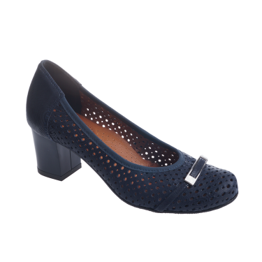 AŻUROWE CZÓŁENKA DAMSKIE PULSO AF-332 GRANATOWE