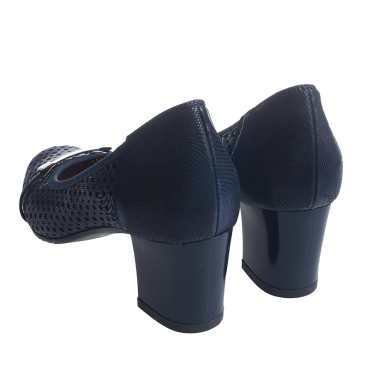 AŻUROWE CZÓŁENKA DAMSKIE PULSO AF-332 GRANATOWE