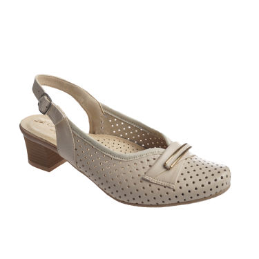 SKÓRZANE SANDAŁY DAMSKIE KOSTEX 1025 BEŻ