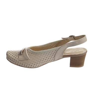 SKÓRZANE SANDAŁY DAMSKIE KOSTEX 1025 BEŻ