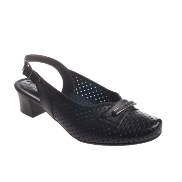 SKÓRZANE SANDAŁY DAMSKIE KOSTEX 1020 CZARNY