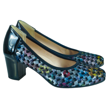 PIĘKNE CZÓŁENKA DAMSKIE CZARNY LAKIER PULSO