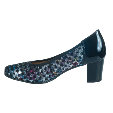 PIĘKNE CZÓŁENKA DAMSKIE CZARNY LAKIER PULSO