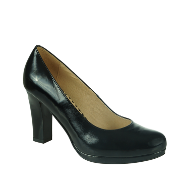 SZPILKI SKÓRZANE DAMSKIE CZARNE WIELBUT 189