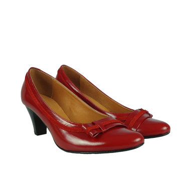 CZÓŁENKA DAMSKIE WIELBUT 120 CZERWONE