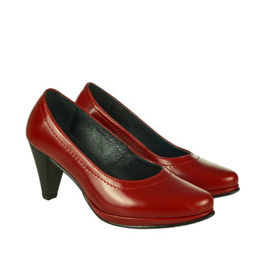 CZÓŁENKA DAMSKIE WIELBUT 151 CZERWONE