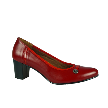 CZÓŁENKA DAMSKIE SKÓRZANE WIELBUT 011 CZERWONE