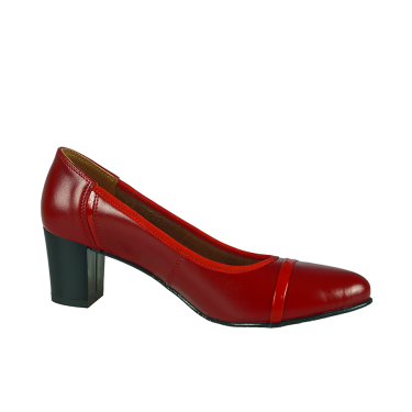 CZÓŁENKA DAMSKIE SKÓRZANE WIELBUT 011 CZERWONE