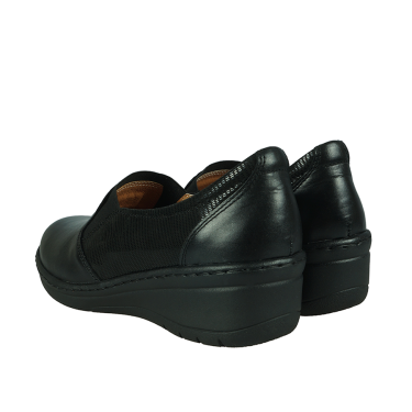 PÓŁBUTY DAMSKIE SKÓRZANE WIELBUT 191 CZARNY