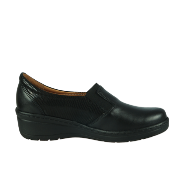 PÓŁBUTY DAMSKIE SKÓRZANE WIELBUT 191 CZARNY