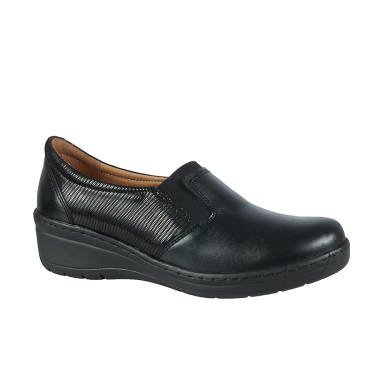 PÓŁBUTY DAMSKIE SKÓRZANE WIELBUT 191 CZARNY