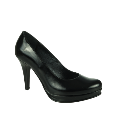 SKÓRZANE SZPILKI DAMSKIE WIELBUT 154 CZARNY