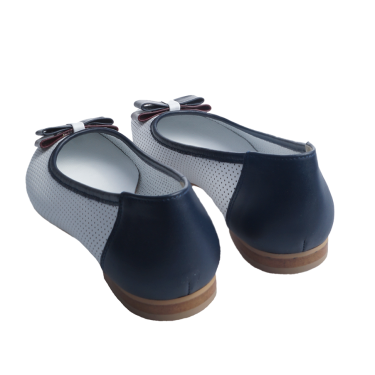 BIAŁE BALERINY SKÓRZANE DAMSKIE ANGELLO