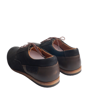 PÓŁBUTY MĘSKIE NEEX 319 CZARNO-CZEKOLADOWE