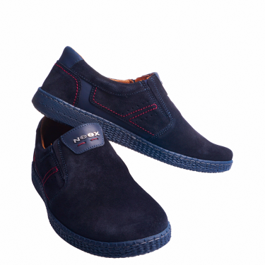 PÓŁBUTY MĘSKIE NEEX 325 GRANAT WELUR