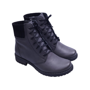 BOTKI DAMSKIE TRZEWIKI WIELBUT K-240 SZARY