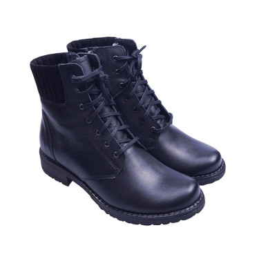 BOTKI DAMSKIE SKÓRZANE WIELBUT K 240 CZARNE