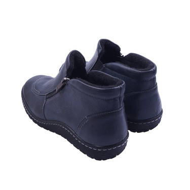 BOTKI DAMSKIE SKÓRZANE ROBERT 470 GRANATOWE