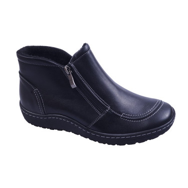 BOTKI DAMSKIE SKÓRZANE MARKI ROBERT 470 CZARNE