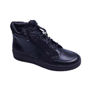 TRZEWIKI SKÓRZANE DAMSKIE WIELBUT K-260 CZARNE