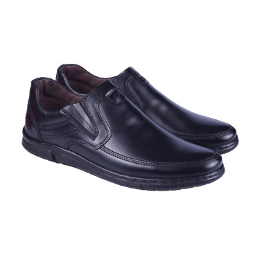 PÓŁBUTY MĘSKIE PAN 1338 CZARNE