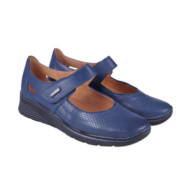 Półbuty damskie Pollonus niebieski