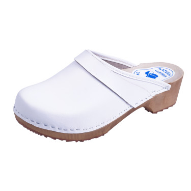 Medyczne drewniaki uniseks skóra ORTHOPEDIK 35-46