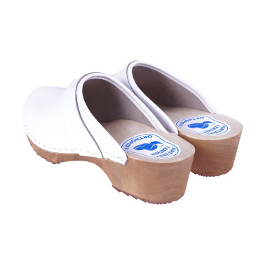 Medyczne drewniaki uniseks skóra ORTHOPEDIK 35-46