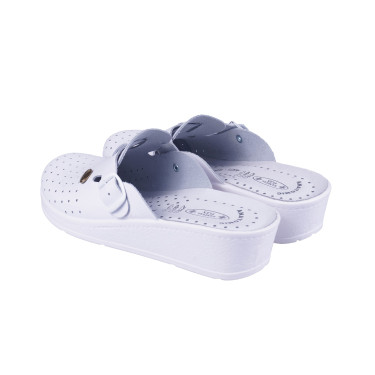 KLAPKI MEDYCZNE DAMSKIE SANITAL FLEX 708 I BIAŁE